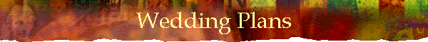 Wedding Plans